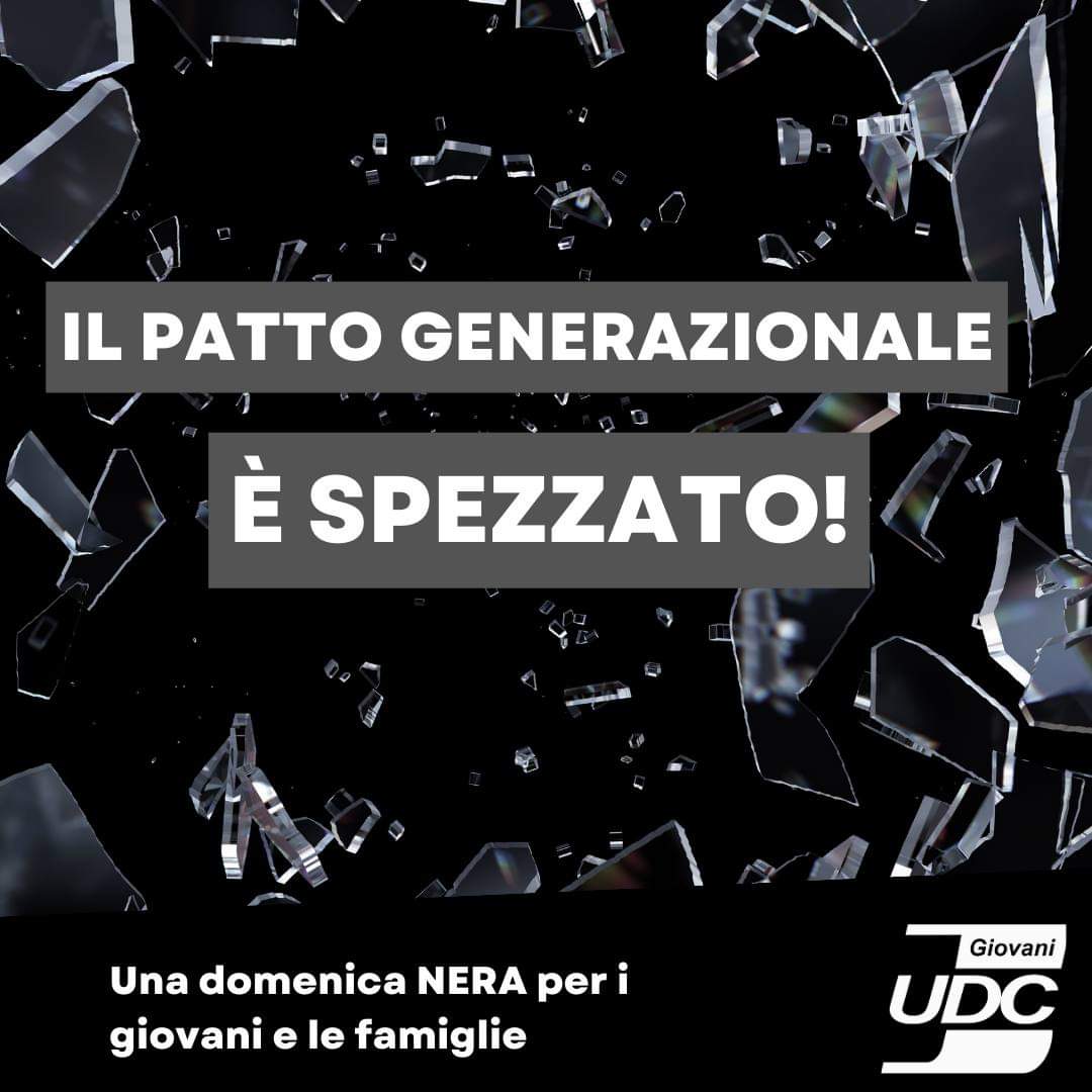 Il patto generazionale è spezzato!